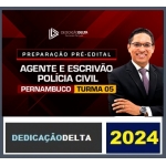 PRÉ EDITAL AGENTE E ESCRIVÃO DA POLÍCIA CIVIL DE PERNAMBUCO - TURMA 05 ( DEDICAÇÃO DELTA 2024) PC SC